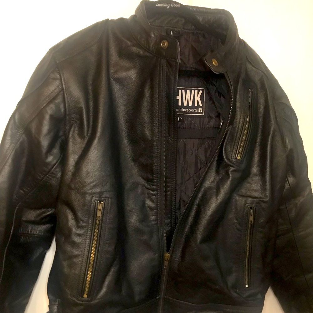 Motorcycle Jacket with pads NWOT Size L (Large)